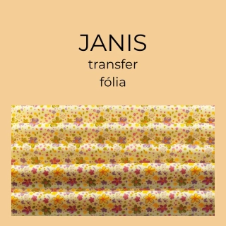 Transfer fólia JANIS - kvietky