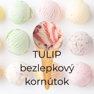Tulip - bezlepkové kornútky na zmrzlinu